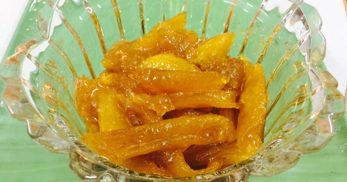 Xoài keo xào gừng