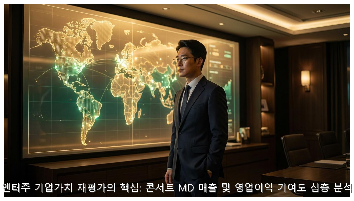 엔터주 기업가치 재평가의 핵심: 콘서트 MD 매출 및 영업이익 기여도 심층 분석 핵심 안내 및 분석 인포그래픽 (6)
