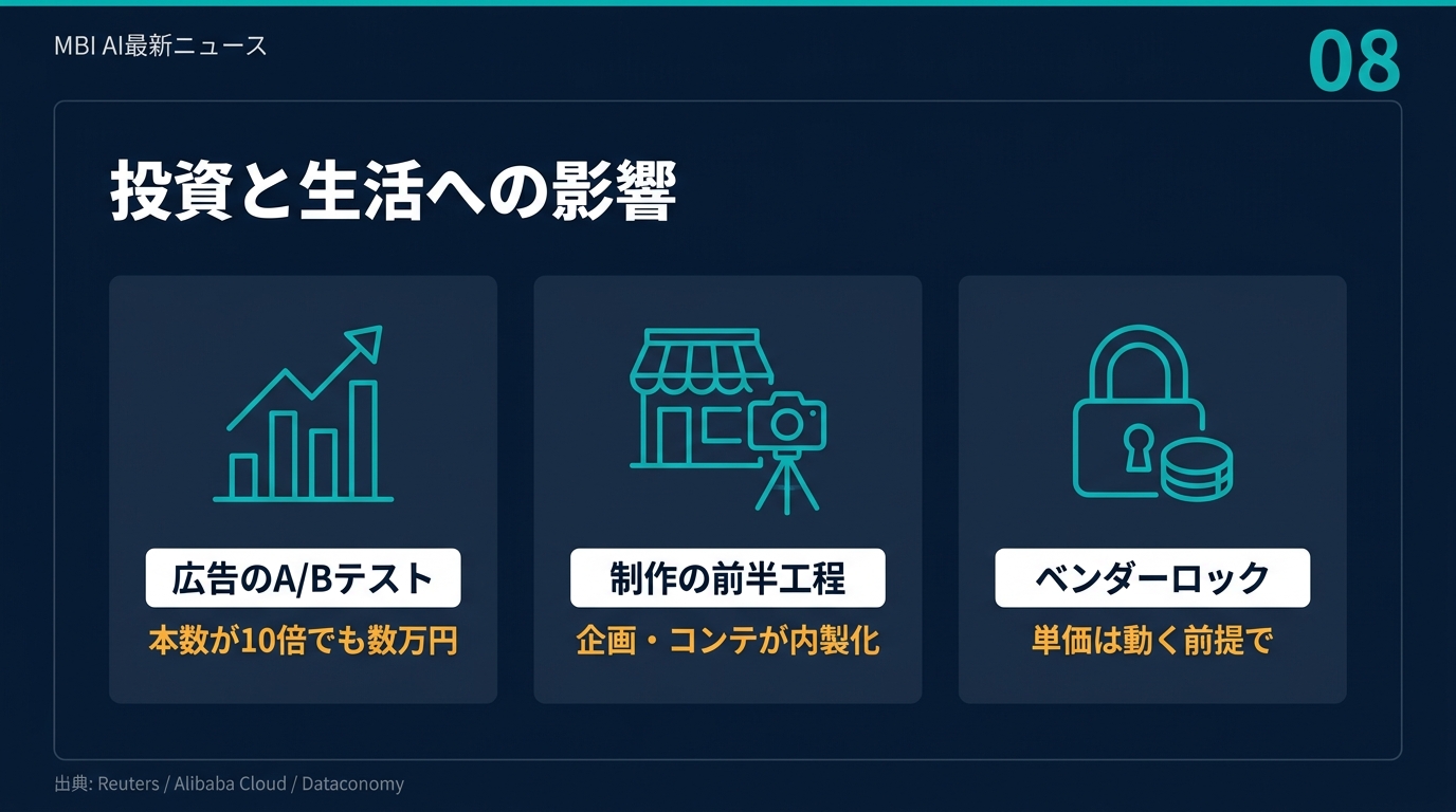 投資と生活への影響