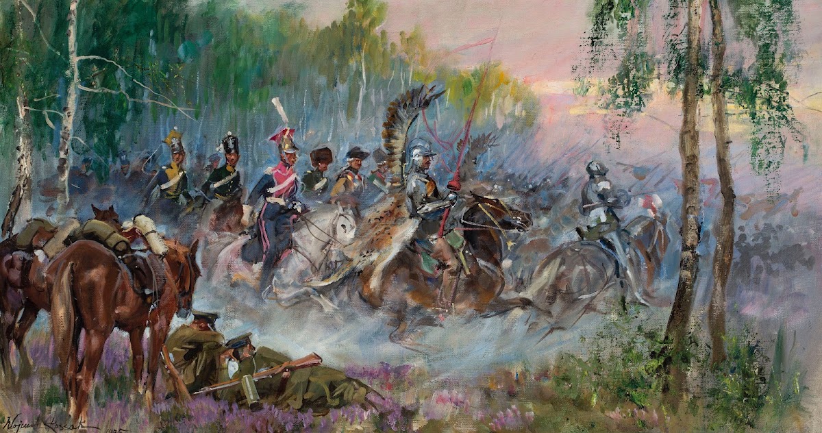 Soldiers vision  charge in the forest 1935