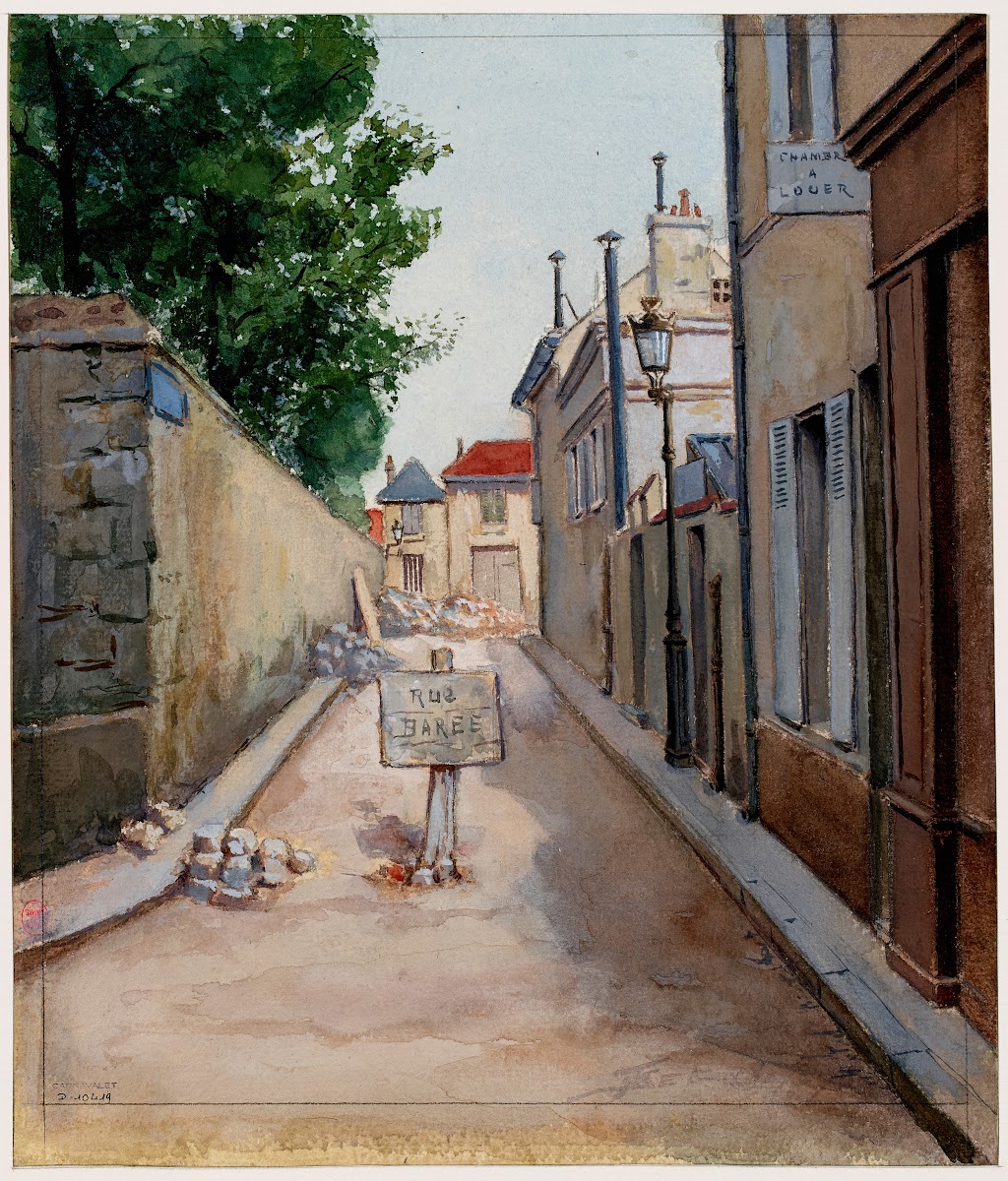 Rue Olivier De Serres Prise De La Rue Marmontel À Vaugirard 2me TronçOn 1896