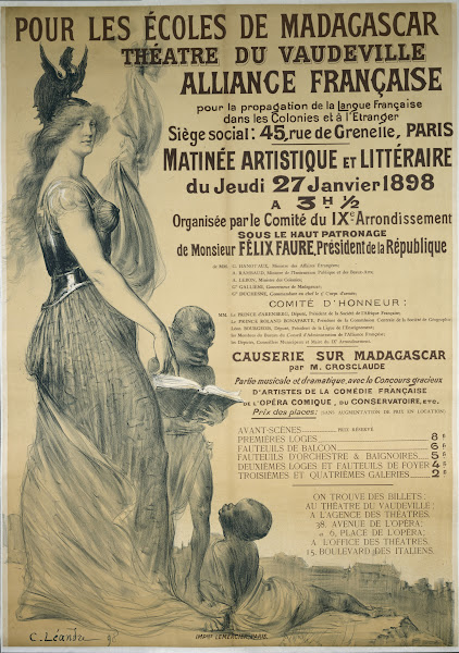 Pour Les Ecoles De Madagascar Theatre Du Vaudeville Alliance Francaise 1898