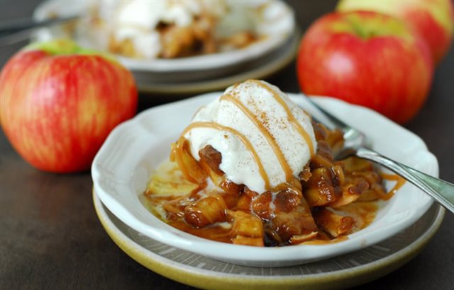 Táo Nướng Caramel