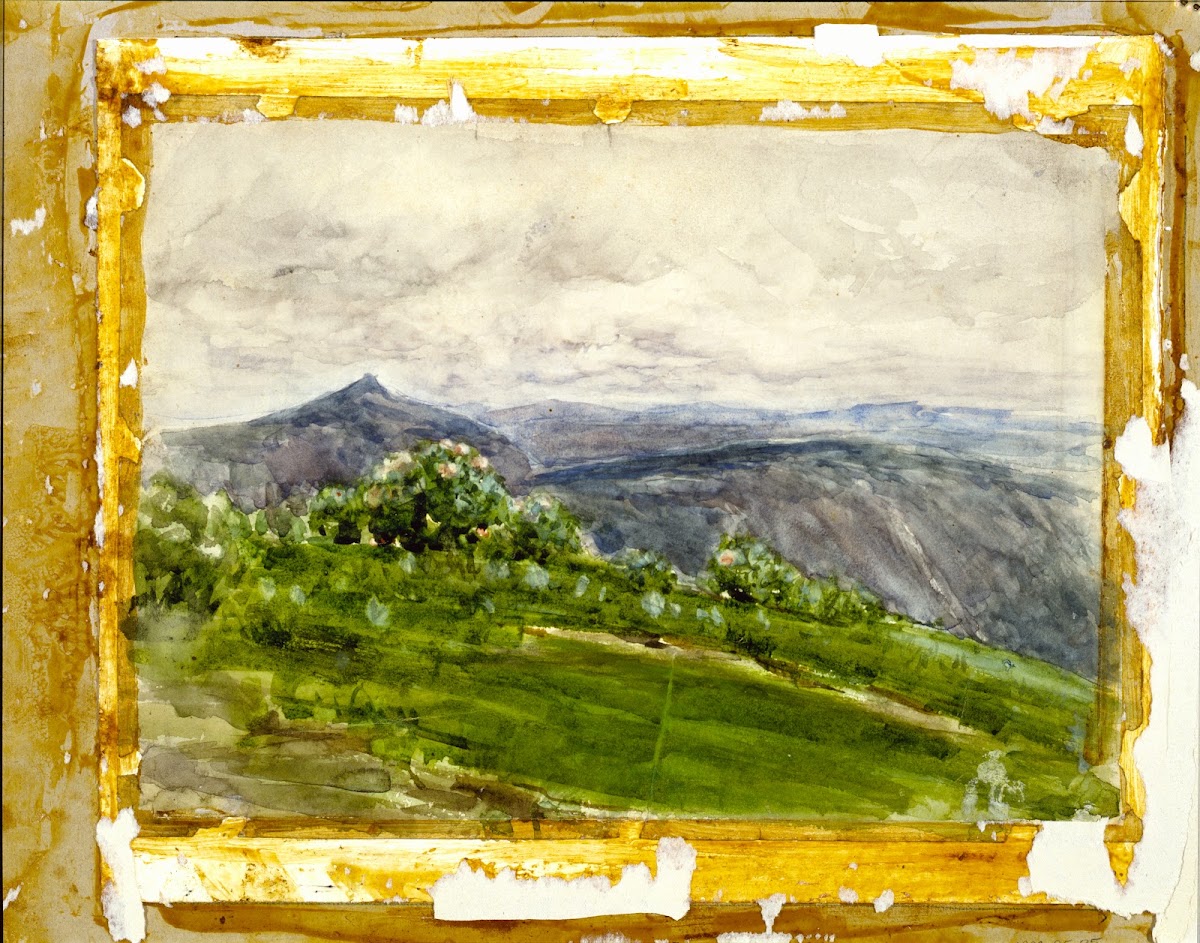 Mountain Landscape Highlands North Carolina 1889
