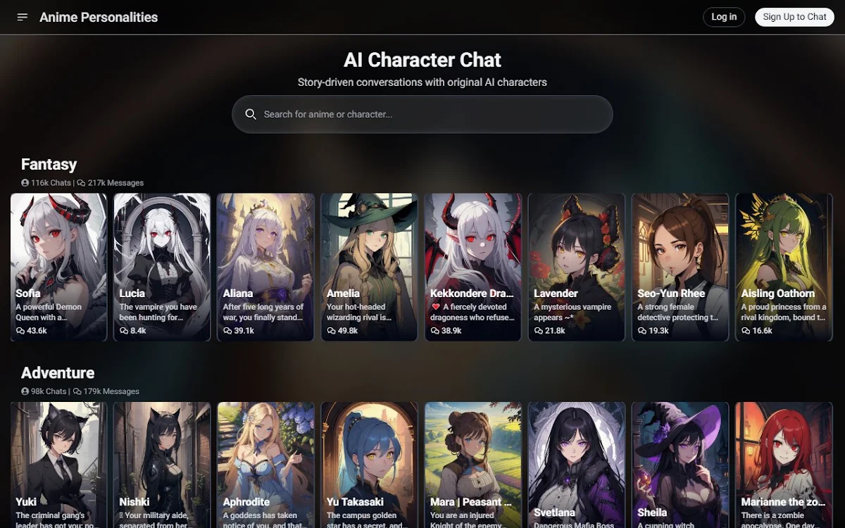 Captura de Anime Ai Chat