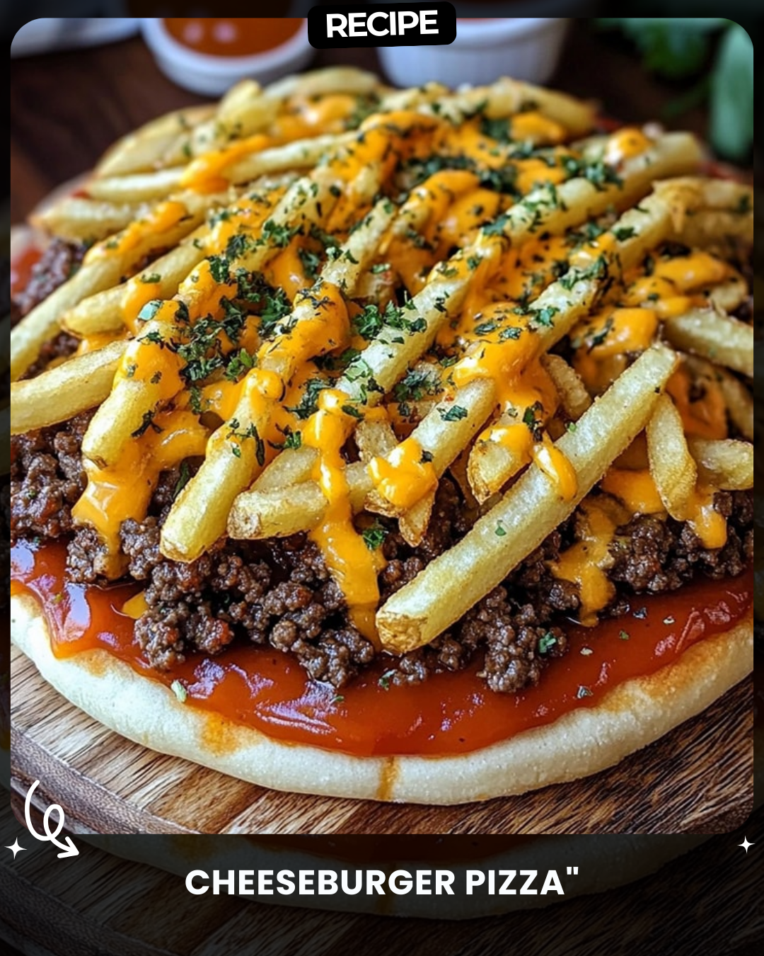 Cheeseburger Pizza”