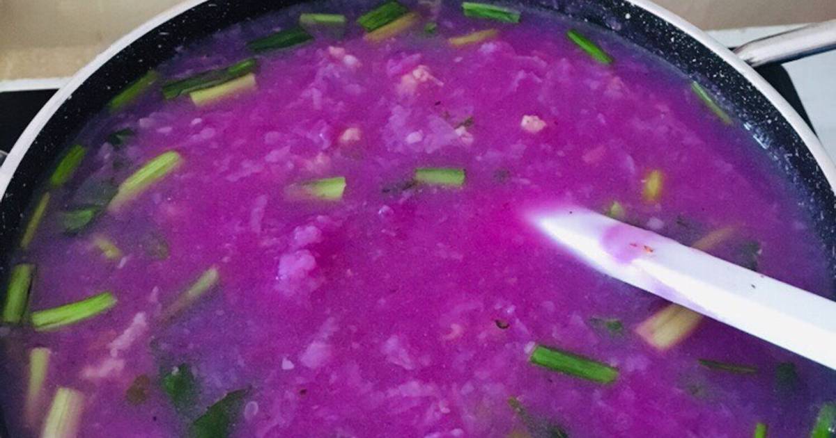 Canh khoai mỡ thịt bằm