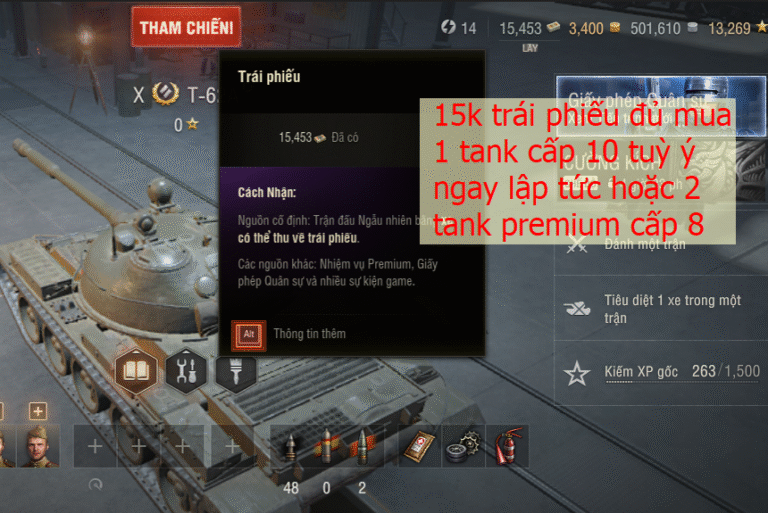 Bán acc World of Tanks server ASIA giá tốt, sở hữu 4 xe cấp...
