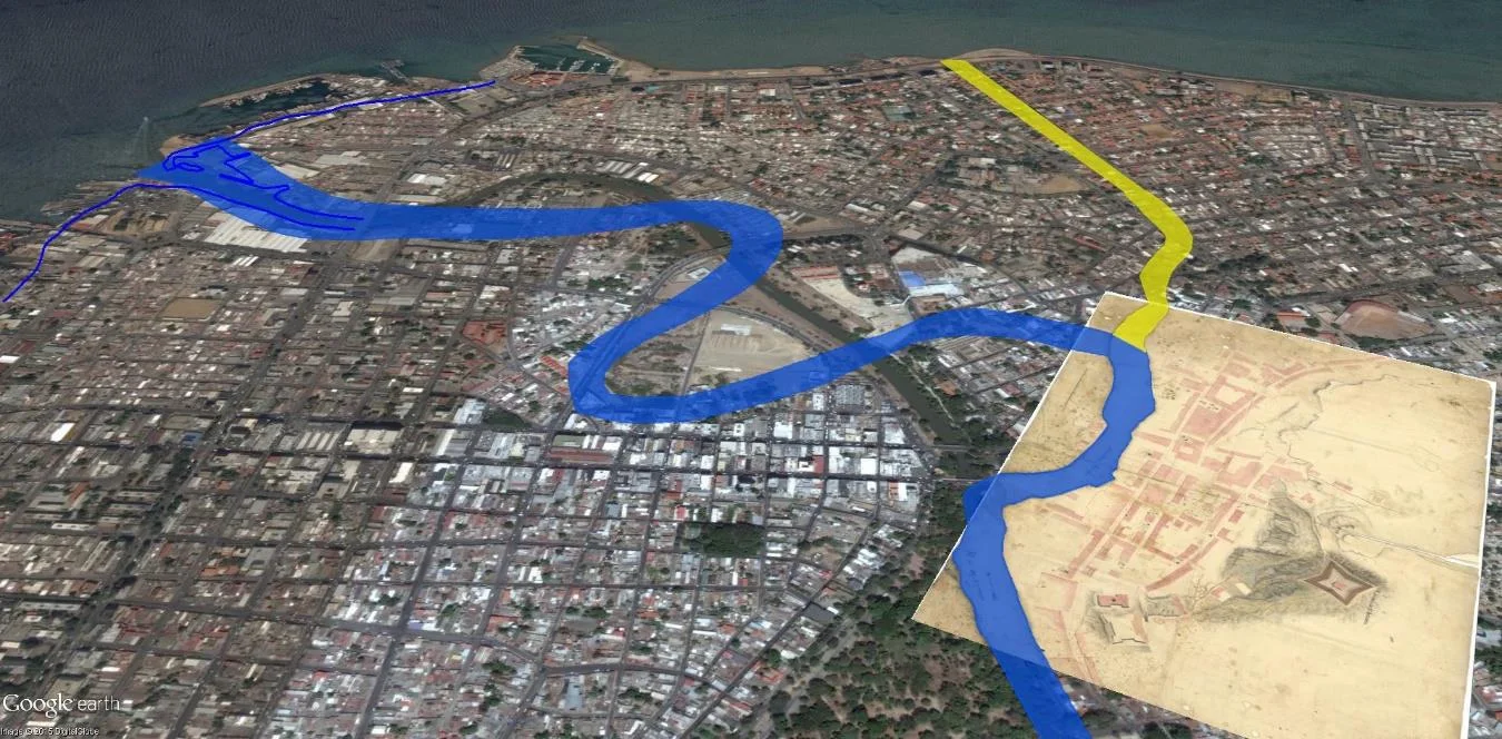 Interpretación del desvío del río Cumaná ocurrido en 1726