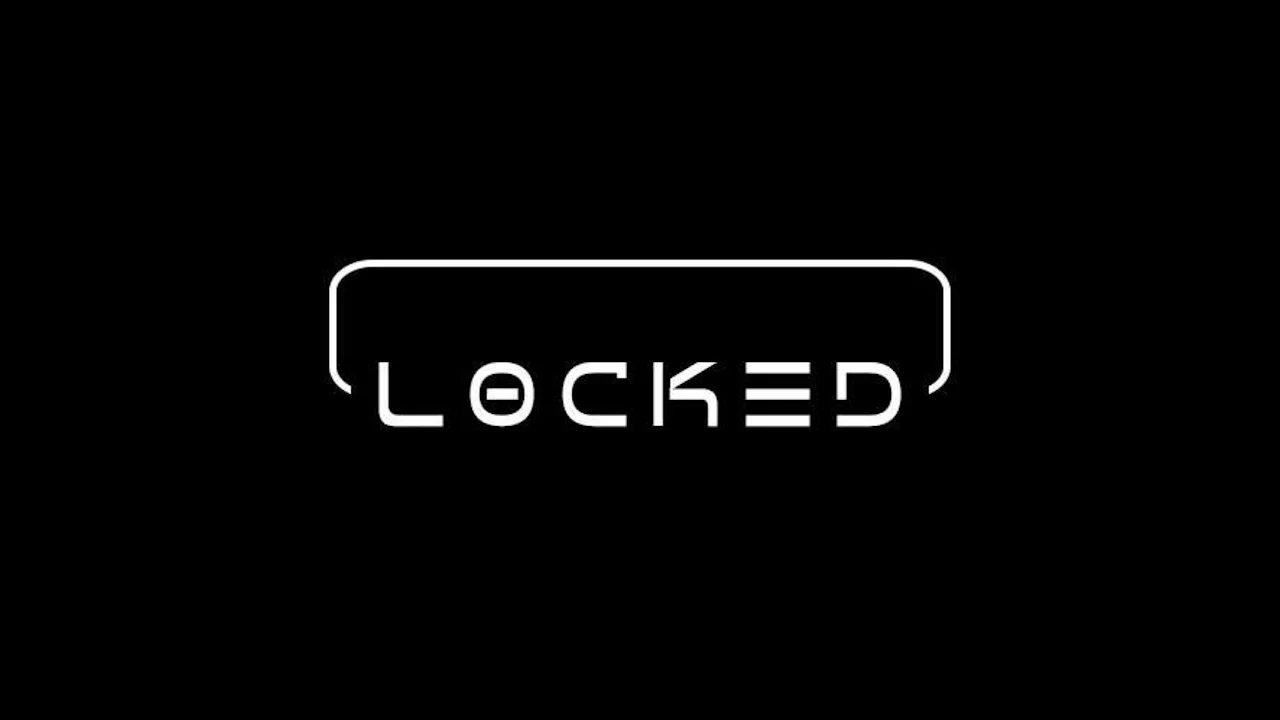 Locked, Black 4K iPhone Desktop Wallpaper