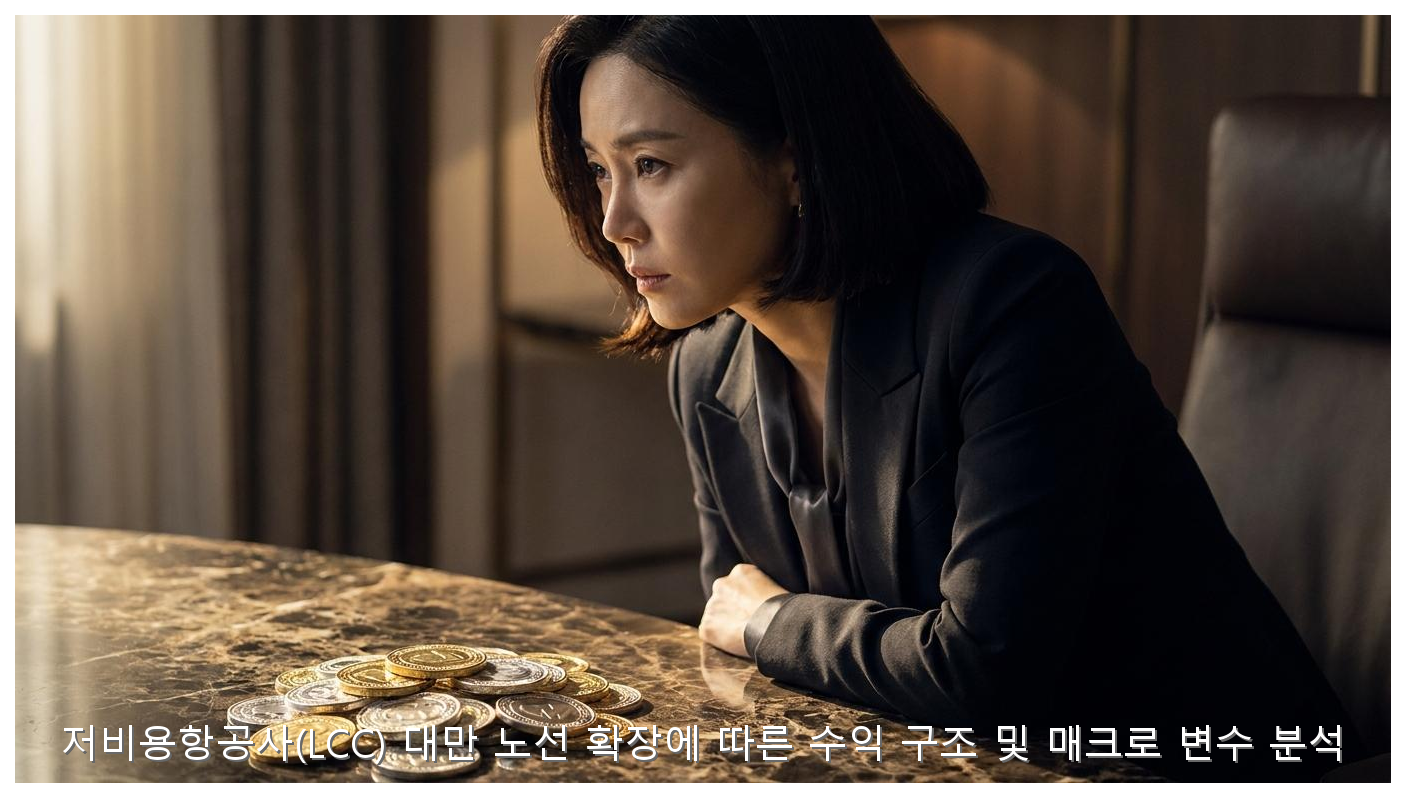 저비용항공사(LCC) 대만 노선 확장에 따른 수익 구조 및 매크로 변수 분석 핵심 안내 및 분석 인포그래픽 (4)