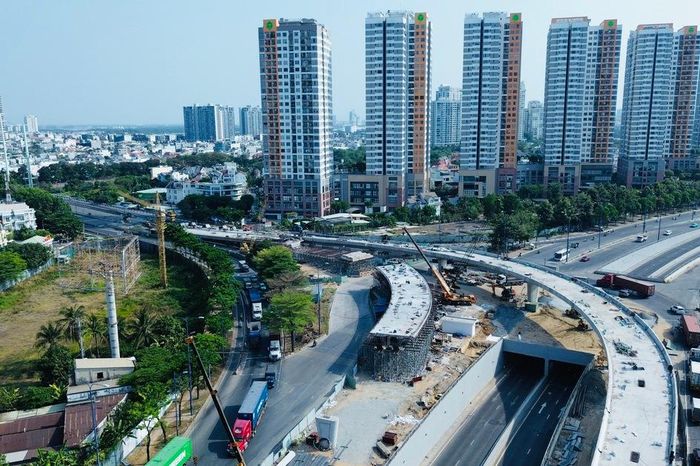 TP.HCM: Cầu vượt N3 nút giao An Phú thi công nước rút, sẵn sàng thông xe dịp 30/4 - Báo Xây Dựng