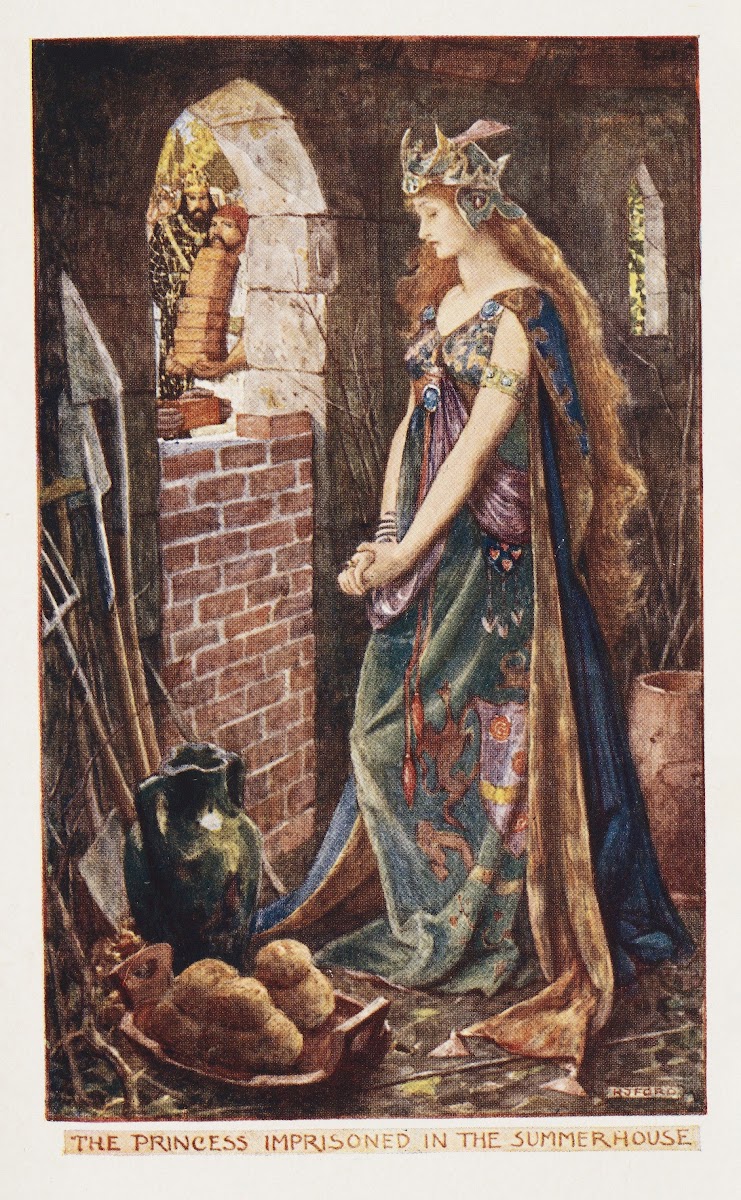 The princess imprisoned in the summerhouse 1906