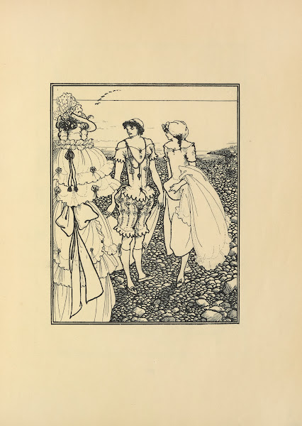 On Dieppe Beach The Bathers From No 1 of The Savoy 1897
