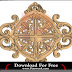 free STL laser cutting Decorative Wood Carved Ornament Design Stl
