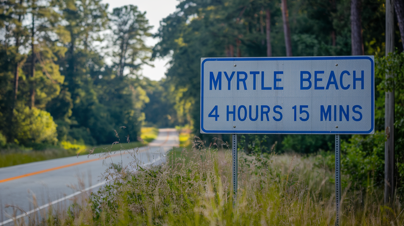 Distance and Travel Tips: Myrtle Beach from Hallett, Oklahoma