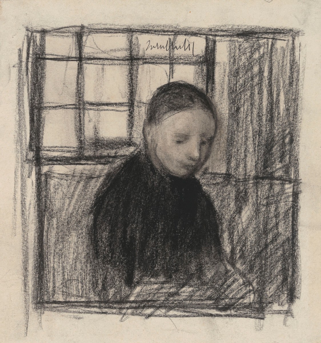 Contemplating Woman