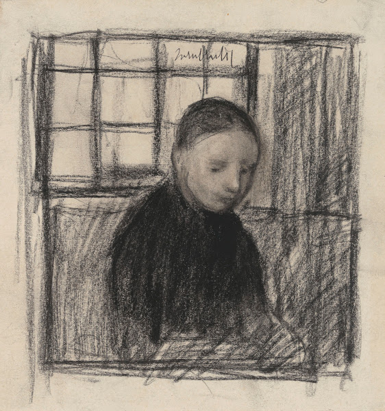 Contemplating Woman