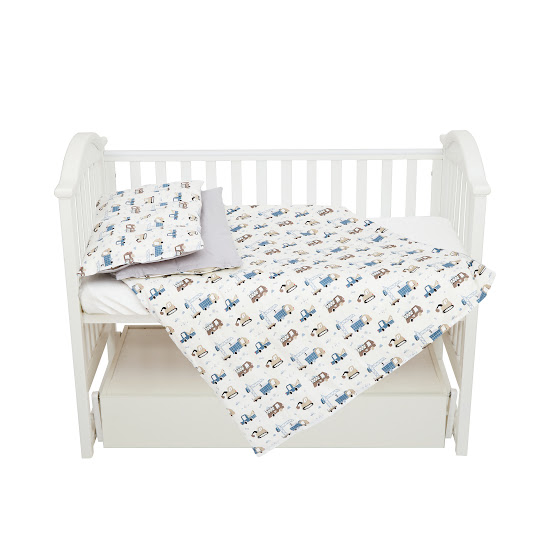 Children's changeable bedding set 4 el Twins Satin Limited Car