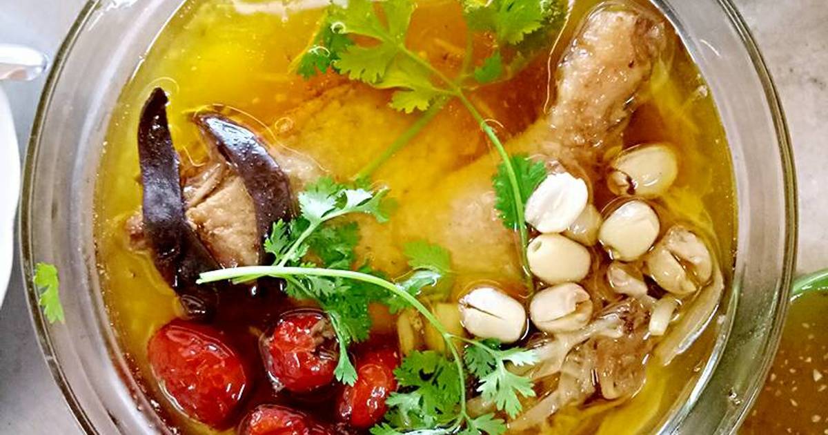 Vịt tiềm nấm, hạt sen