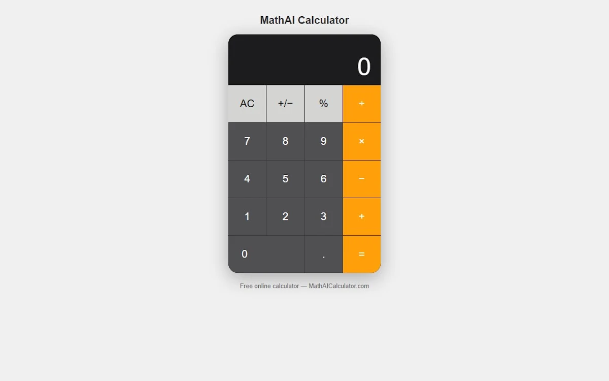 Captura de AI Math Calculator & Problem Solver
