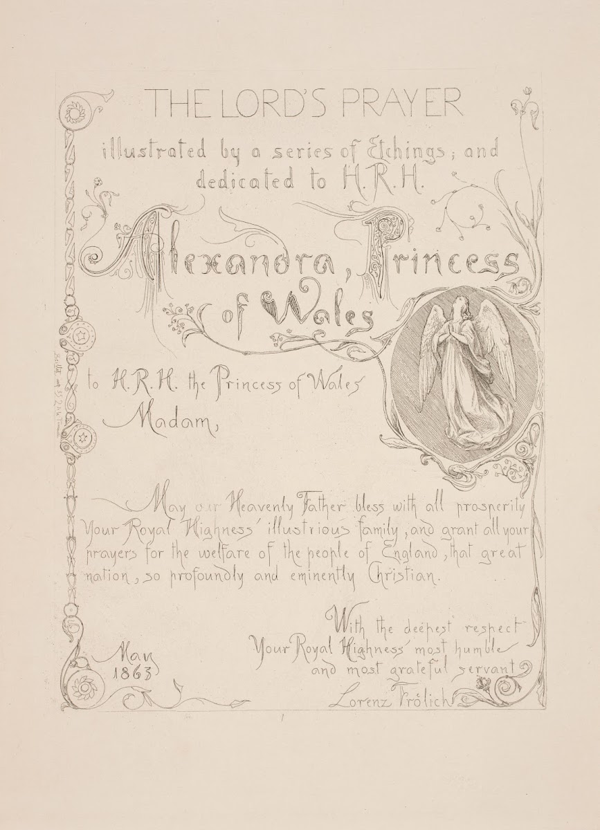 The Lords Prayer  Title Page 1863