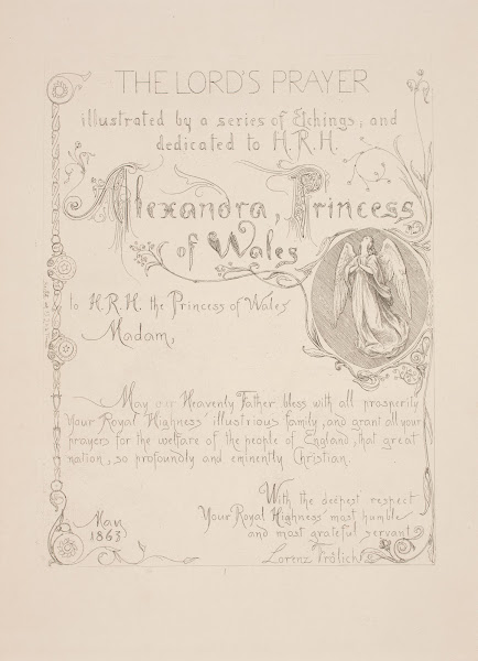 The Lords Prayer  Title Page 1863