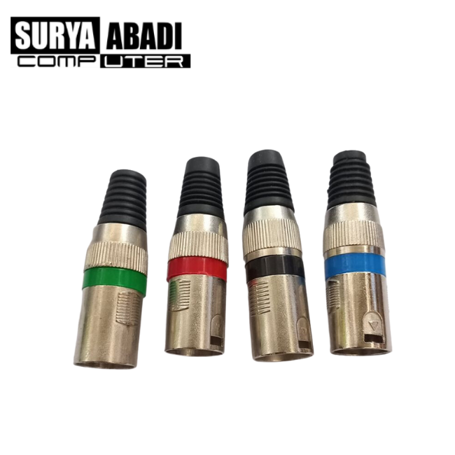 JACK CANON XLR MALE CANARE