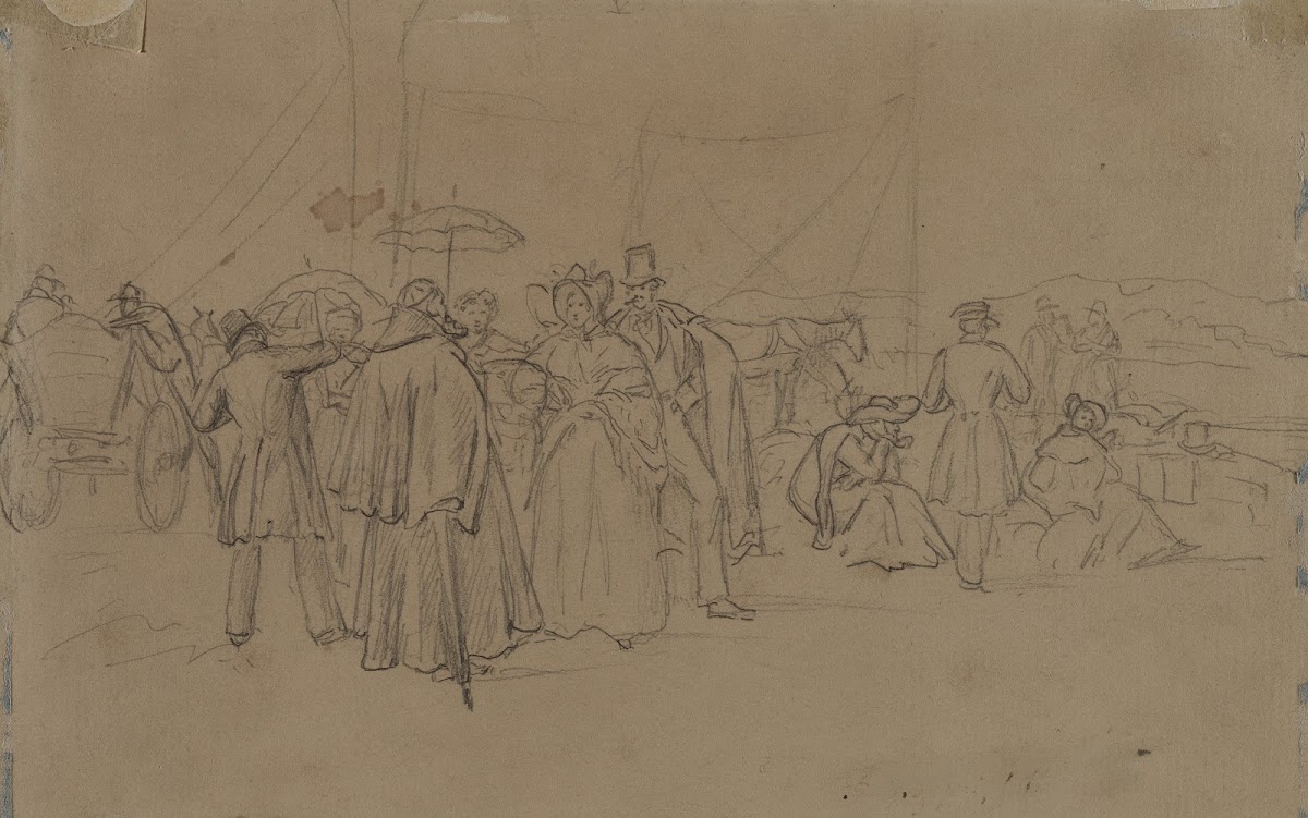Passengers For Rhine Steamer