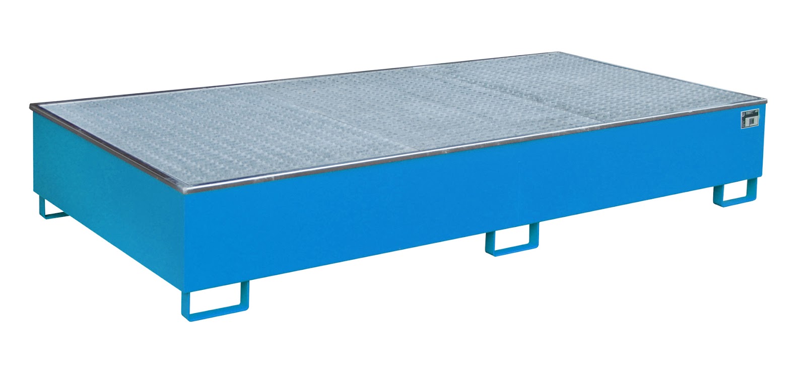 Stellingopvangbak met PE-binnenbak Stellingopvangbak RW-GR 2700-3 PE, gelakt, Lichtblauw
