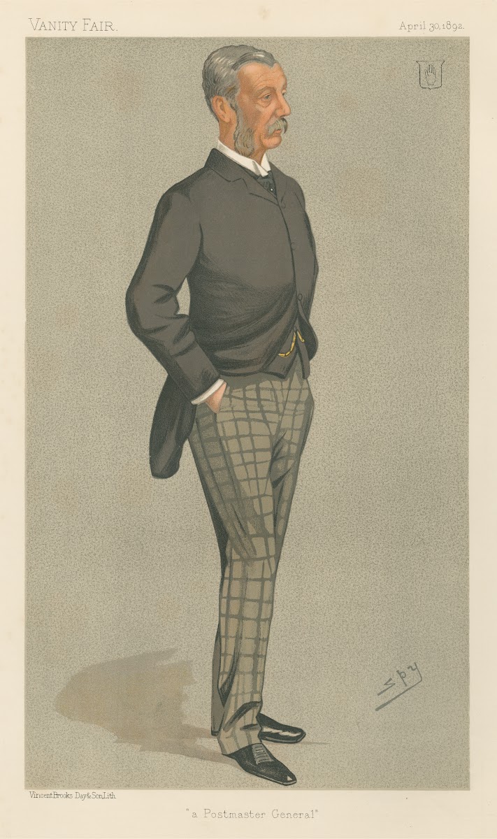 Politicians  a Postmaster General Sir James Fergusson April 30 1892 1892