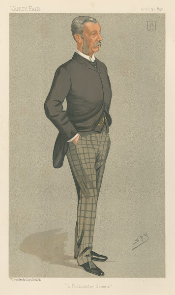 Politicians  a Postmaster General Sir James Fergusson April 30 1892 1892