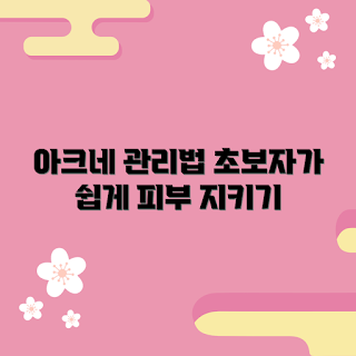 아크네스포맨스킨, 기초 관리법, 어떻게 피부를 관리하나, 초보자 스킨케어, 아크네스포맨스킨 추천
