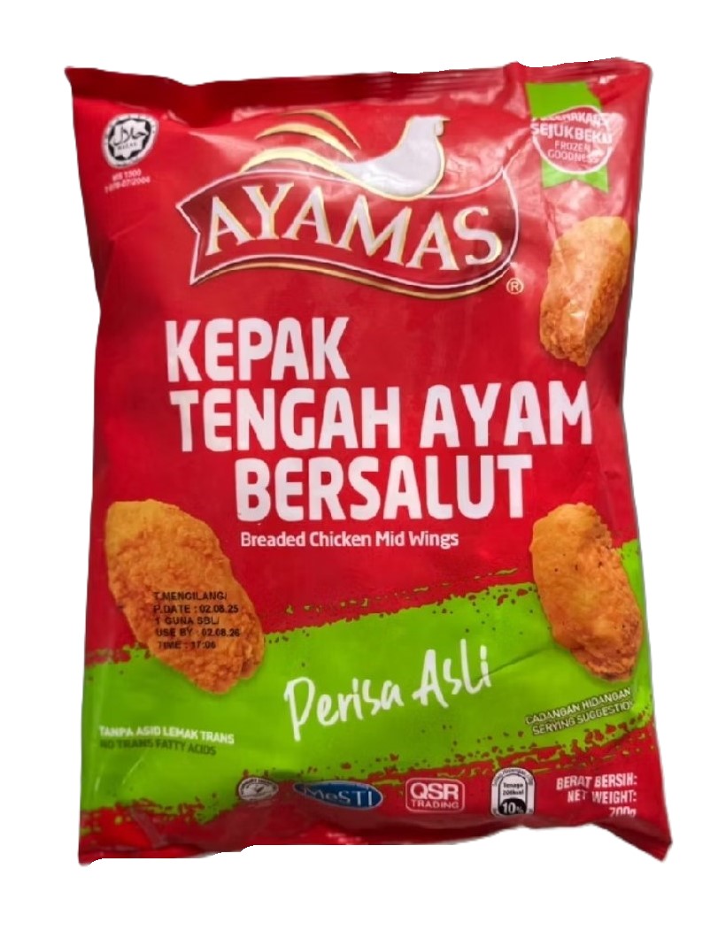 Ayamas Breaded Chicken Mid Wing 700G