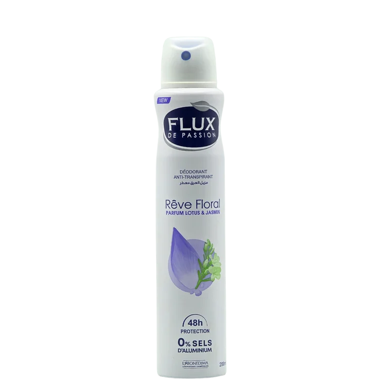 Flux Déodorant Rêve Floral Lotus Et Jasmin 200 ml