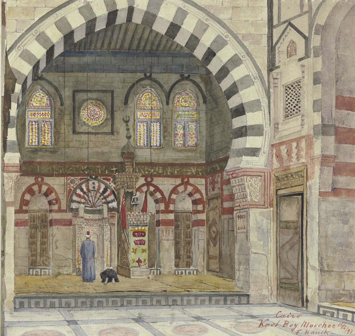Kait Bey Moschee in Kairo 1897