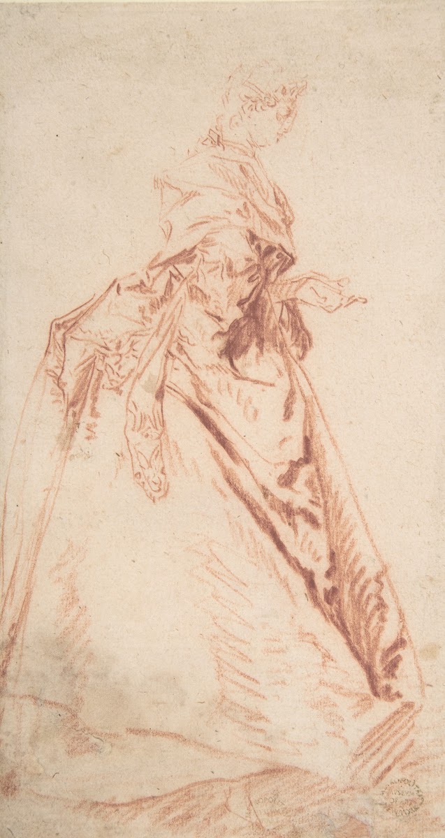 Standing Woman Facing Right early 18th century