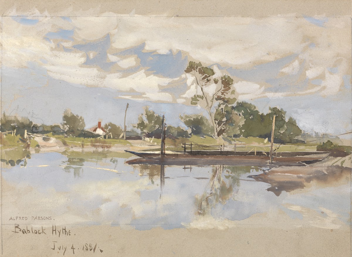 Bablock Hythe Near Oxford 1881