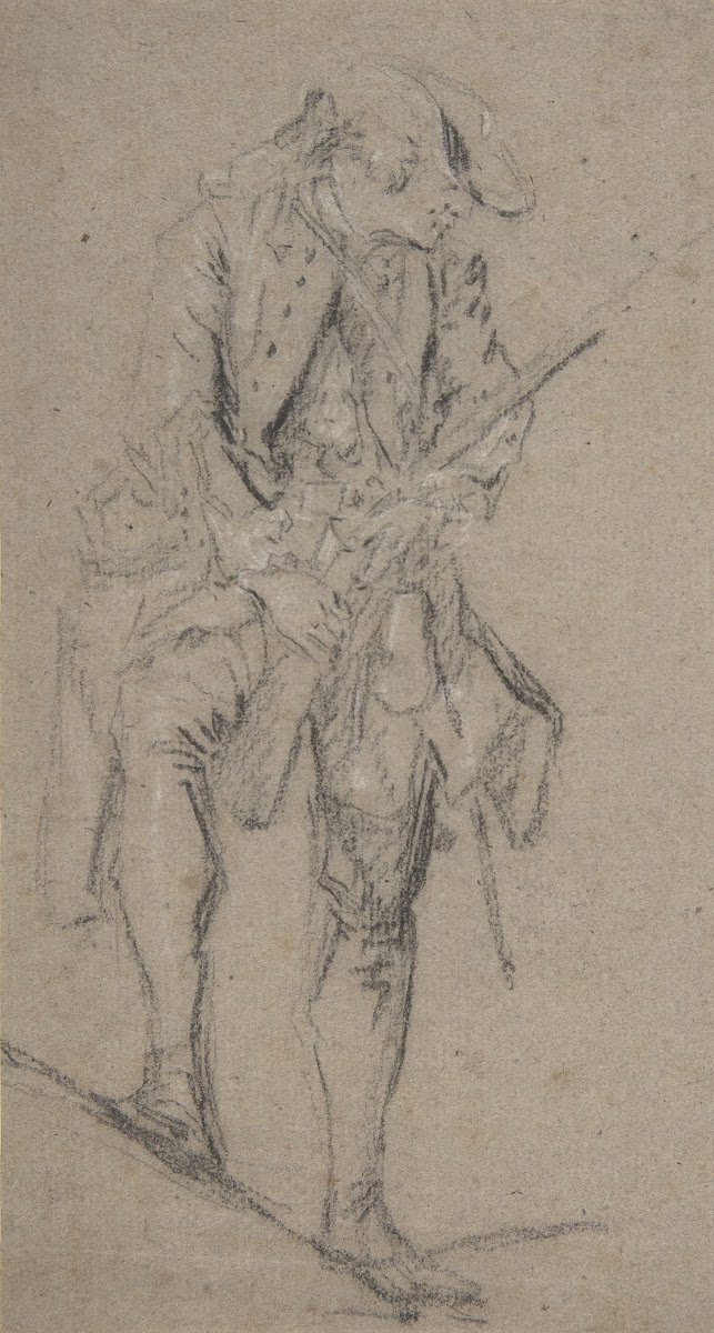 Standing Hunter Holding a Rifle 18th century