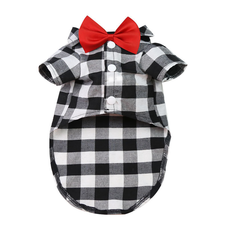 Pet shirt with collar, polyester, two legs