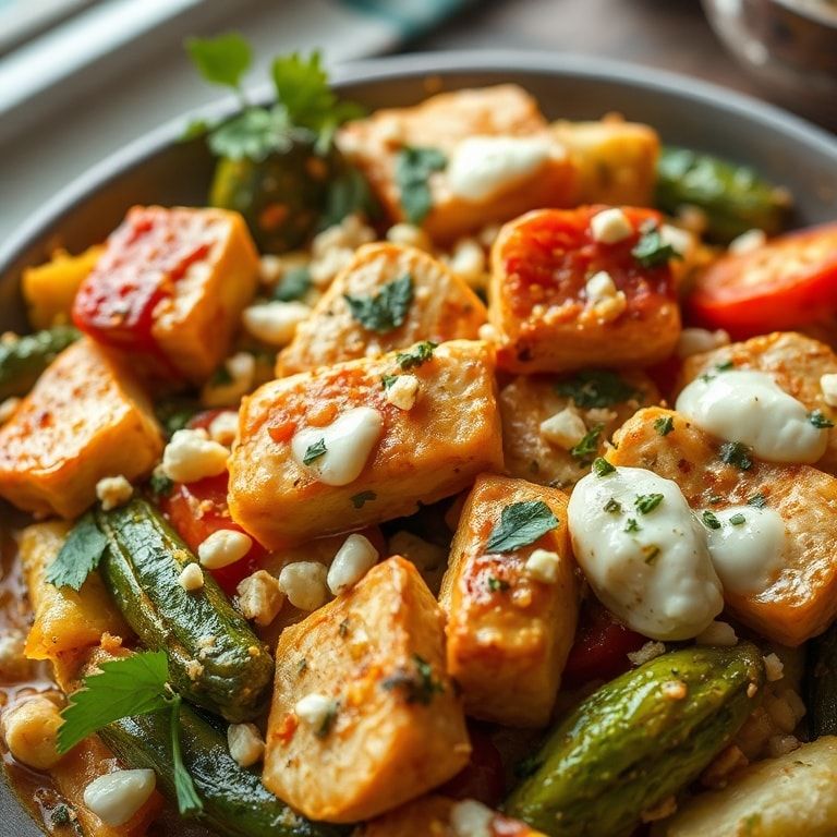 Quick Mediterranean Chicken Stir Fry with Veggies and Feta: Easy 30‑Minute Dinner