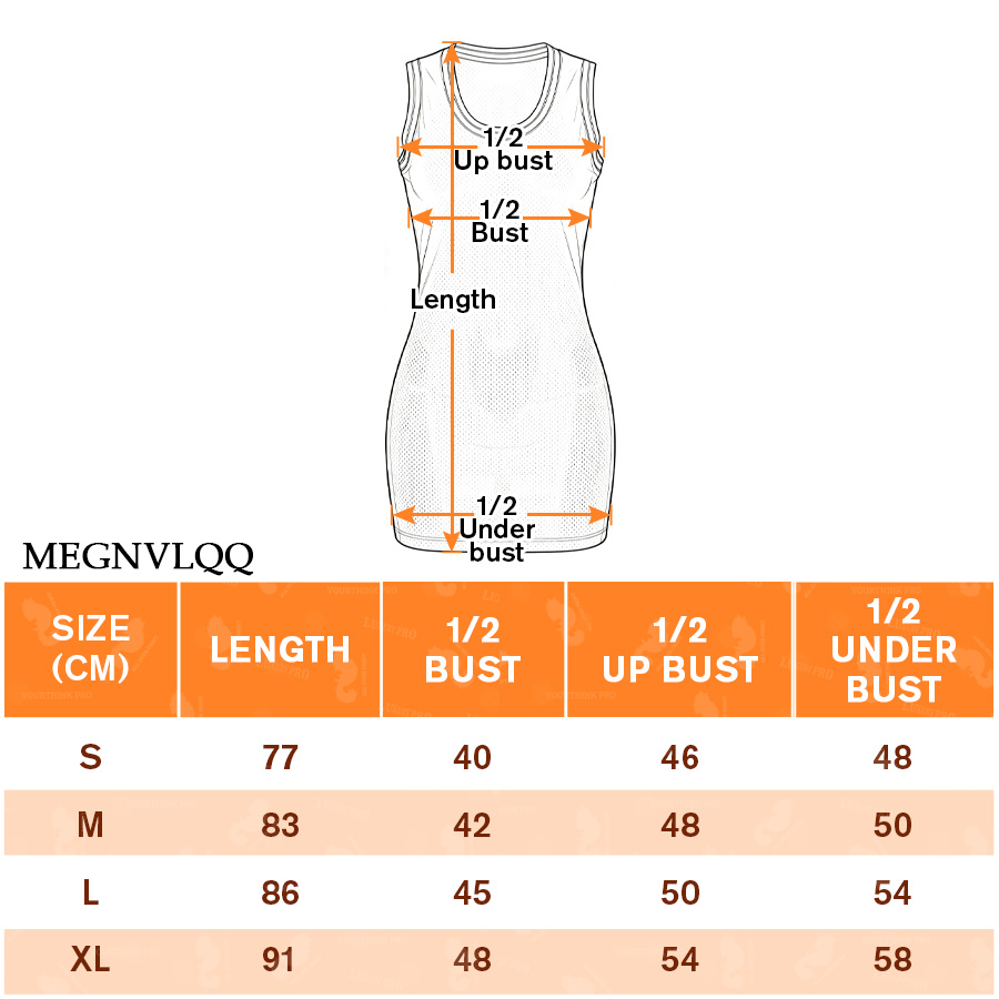 AOP MEG Ladies' Basketball Skirt