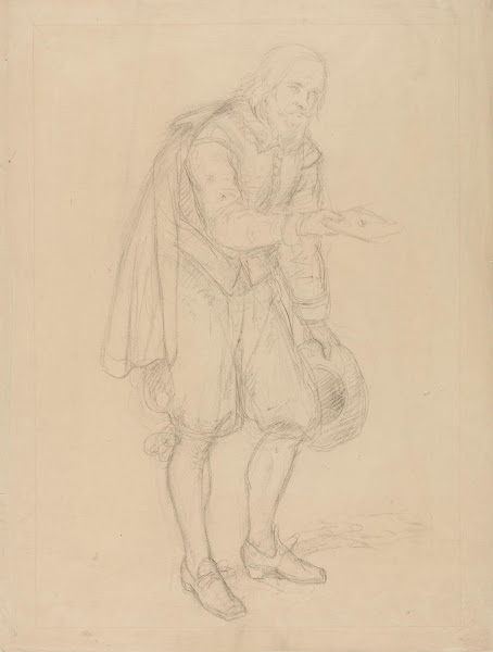 Hoffmann som overrekker et brev 1875