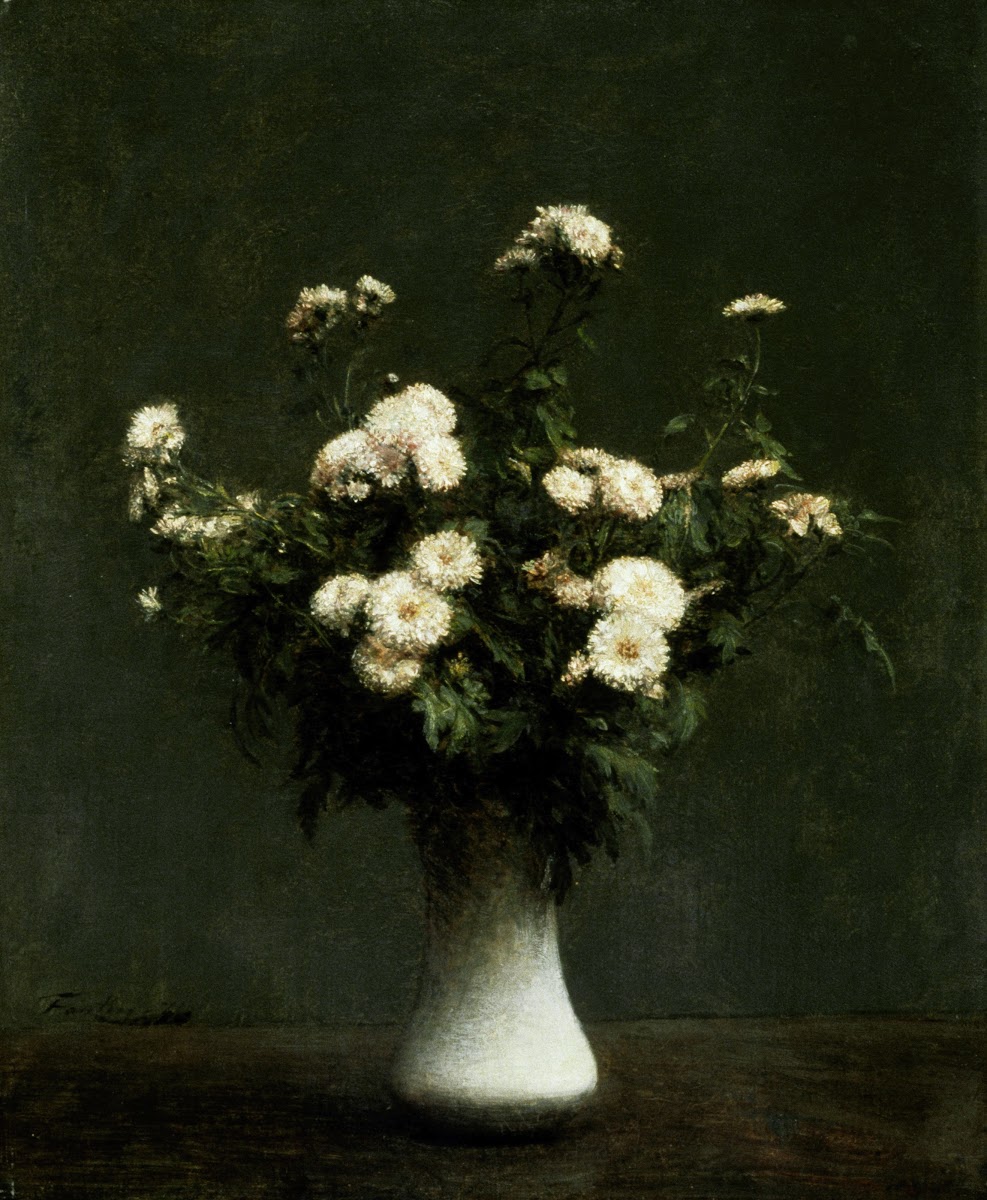 Vase of Chrysanthemums 1871