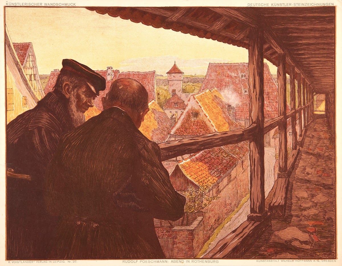 Evenings in Rothenburg 1922