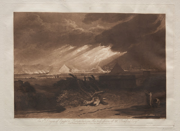 The Fifth Plague of Egypt 19th century
