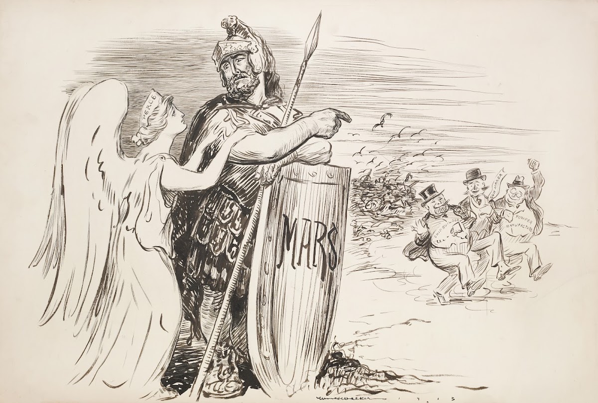 Peace Tell me Mars when will wars cease Ask those gentlemen 1913