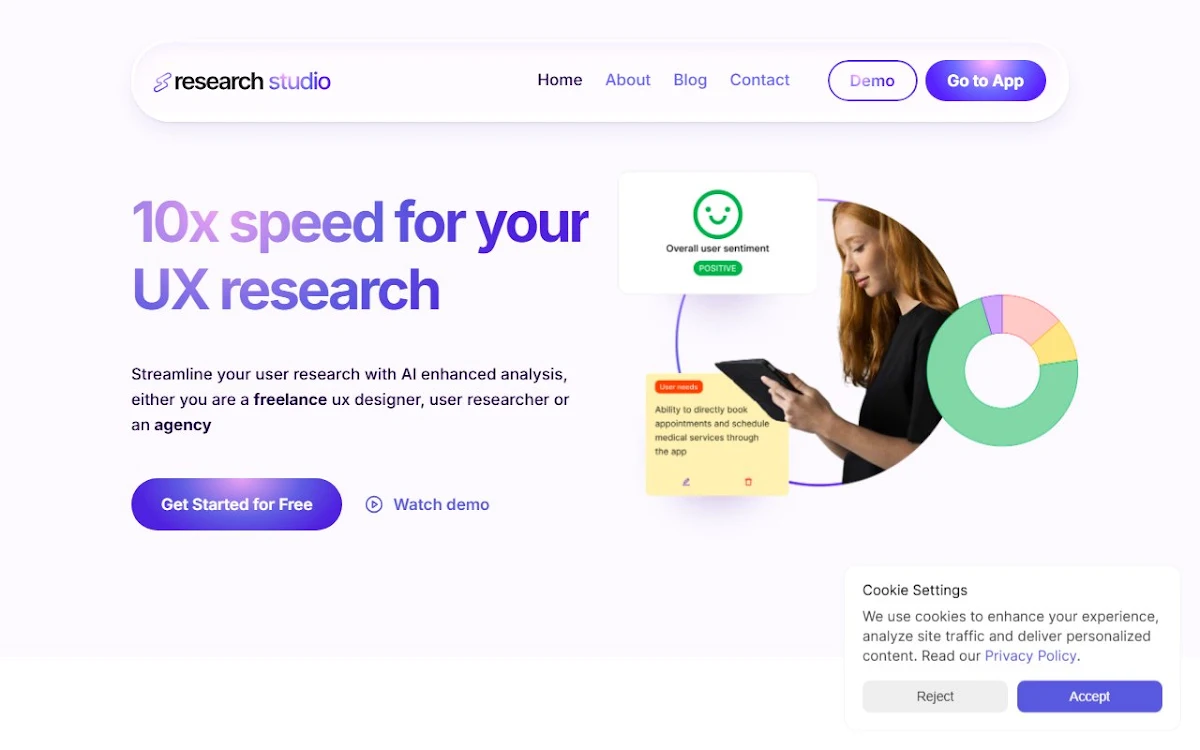 Captura de Research Studio