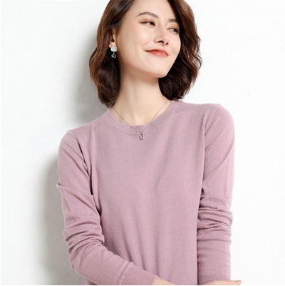 Women’s Knitted Sweater, Stand-Up Collar, Loose Fit