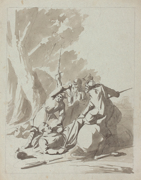 Death of Jaunutis son of Gediminas 1850